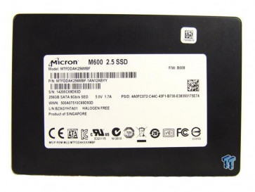 SSD M600 256GB SATA MTFDDAK256MBF-1AN1ZABYY MICRON