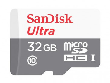 ULTRA MICRO SDHC 32GB CLASE 10 + ADAPTADOR (SDSQUNB-032G-GN3MA) SANDISK