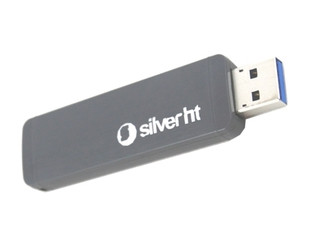 PENDRIVE DOUBLE OTG 64GB GRIS SILVER HT