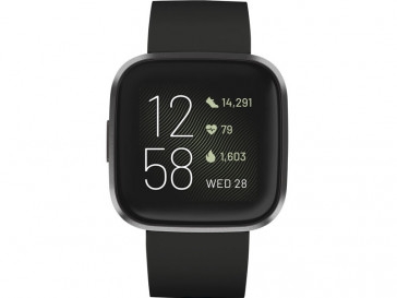 RELOJ INTELIGENTE VERSA 2 NEGRO/CARBON ALUMINIO FITBIT