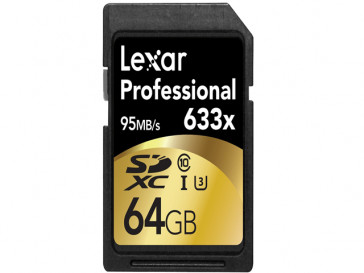 SDXC 64GB 633X CLASE 10 UHS-I LSD64GCBEU633 LEXAR