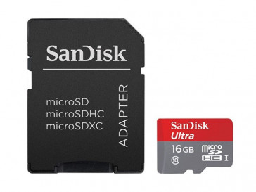 ULTRA MICRO SDHC 16GB + ADAPTADOR (SDSQUNC-016G-GN6TA) SANDISK