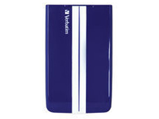 GT SUPERSPEED PORTABLE 500GB USB 3.0 BLUE/WHITE 53085 VERBATIM