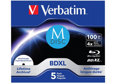 BD-R 100GB 4X 5 UND 43834 VERBATIM