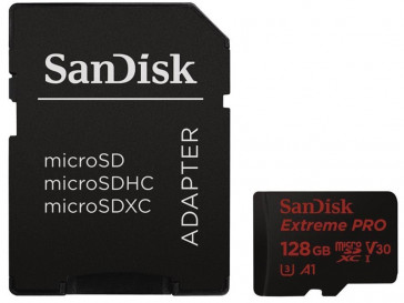 EXTREME PRO MICRO SDXC 128GB + ADAPTADOR (SDSQXCG-128G-GN6MA) SANDISK