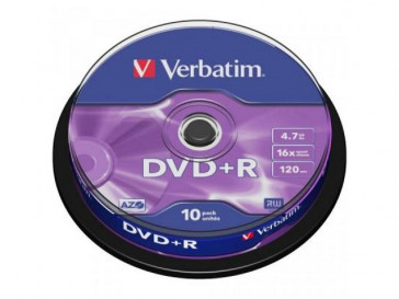 DVD+R MATT SILVER 43498 VERBATIM