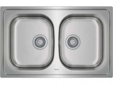 FREGADERO UNIVERSE 80 T-XP 2C 115040008 INOX TEKA