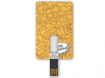 PENDRIVE ICONICCARD SIMPSONS LOGO 8GB SILVER HT