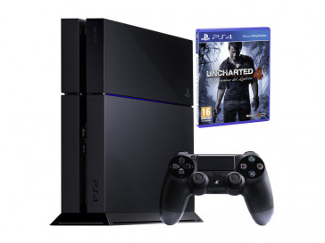 CONSOLA PS4 1TB + UNCHARTED 9802556 SONY
