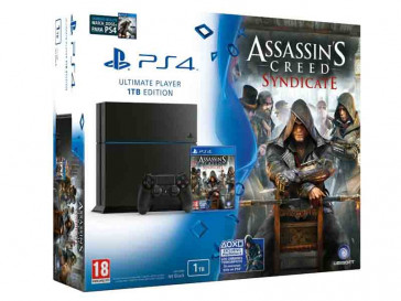CONSOLA PS4 1TB + ASSASSINS CREED + WATCH DOGS 9855347 SONY