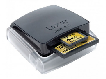LECTOR TARJETAS DUAL USB 3.0 PROFESIONAL LRW400CRBEU LEXAR