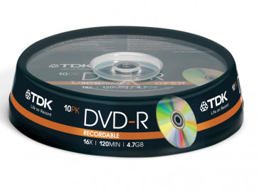DVD-R 4.7GB 10 UD TDK