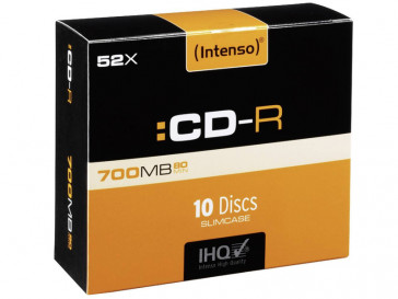 CD-R 700 52X 10PCS 1001622 INTENSO