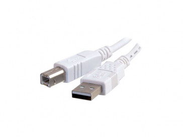 CABLE 1M USB 2.0 A/B BLANCO 81560 C2G