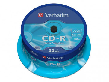 CD-R 700 52X LATA 25 43432 VERBATIM