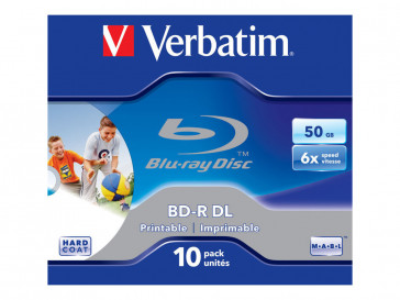 BD-R DL 50GB 6X PRINTABLE 10 UND 43736 VERBATIM