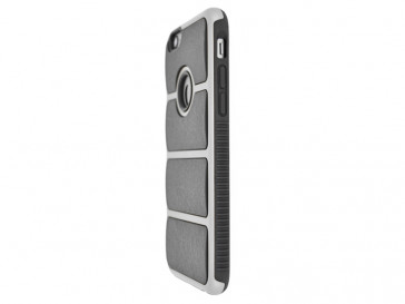 CARCASA CHROME IRON PARA IPHONE 6 NEGRA/GRIS/SILVER CRIR6G BLAUTEL