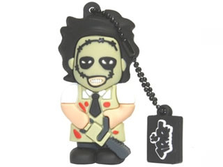 PENDRIVE 8GB TOONSTAR HORROR LEATHER SILVER HT