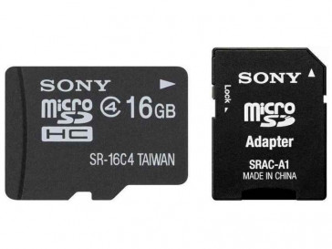MICRO SDHC 16GB + ADAPTADOR SR16A4 SONY