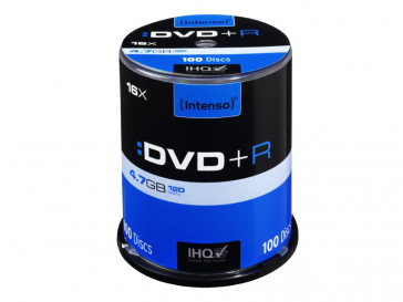DVD+R 4.7GB 16X 100PCS 4111156 INTENSO