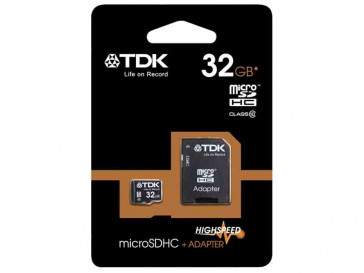 MICRO SDHC 32GB CLASE 10 ELITE PRO + ADAPTADOR TDK