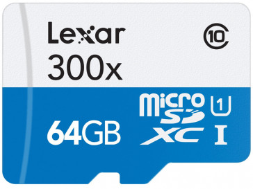MICRO SDXC 64GB CLASE 10 LSDMI64GBBEU300A LEXAR