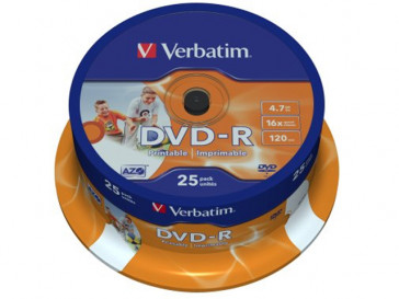 DVD-R 4,7 16X LATA 25 43538 VERBATIM