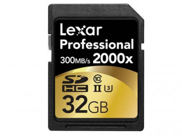 SDHC 32GB 2000X UHS-II LSD32GCRBEU2000R LEXAR