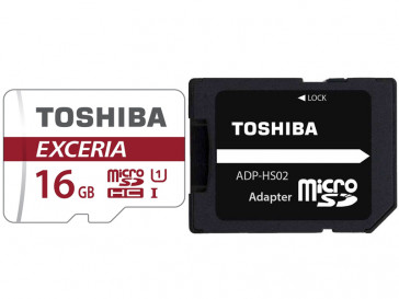 EXCERIA MICRO SDHC UHS-I + ADAPTADOR 16GB (THN-M302R0160EA) TOSHIBA