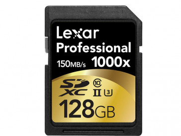 SDXC 128GB 1000X UHS-II LSD128CRBEU1000 LEXAR