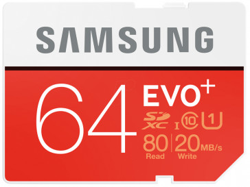 SDXC EVO+ 64GB MB-SC64D/EU SAMSUNG
