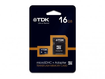 MICRO SDHC 16GB CLASE 10 + ADAPTADOR TDK