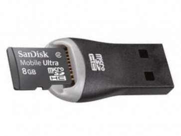 MICRO SDHC 8GB + USB READER + MEDIA MANAGER (SDSDQY-008G-U46) SANDISK