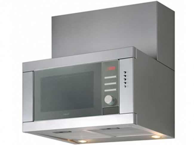 CATA CAMPANA CATA DECORATIVA PARED Y MICROONDAS INTEGRADO 60CM CHORUS INOX  02165202 Inox - oferta: 457,50 € - Extractores