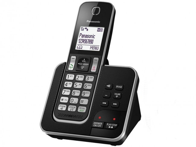 Teléfono inalámbrico para el hogar, sistema de teléfono inalámbrico,  pantalla LCD retroiluminada, identificación de llamada/reenvío de llamadas
