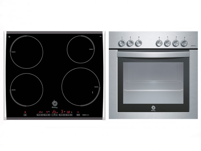 BALAY PLACA DE INDUCCION BALAY 3EF-920F 60CM 4 ZONAS DE COCCION MARCO  BISELADO PERFIL + HORNO 3HE-503X - oferta: 518,81 € - Placas de cocina