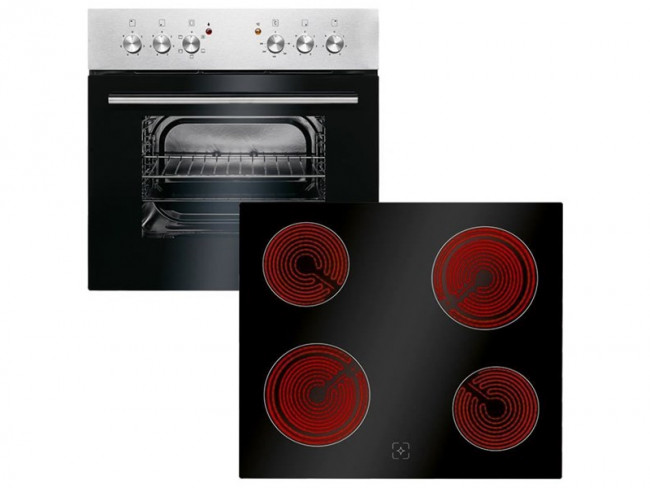 BOMANN CONJUNTO HORNO + PLACA VITROCERAMICA EHBC 560.1 BOMANN Negro - oferta:  316,58 € - Hornos