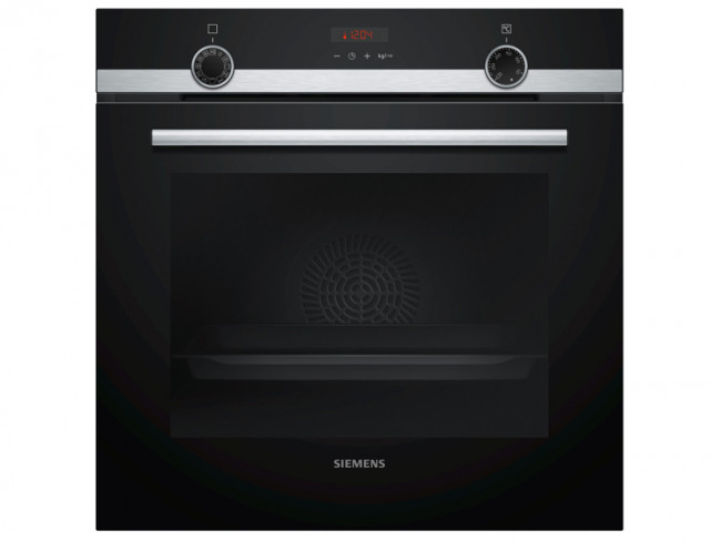 Siemens HB374ABS0J Iq300 Horno pirolítico multifunción cm. 60 - acero  inoxidable / vidrio negro | Vieffetrade