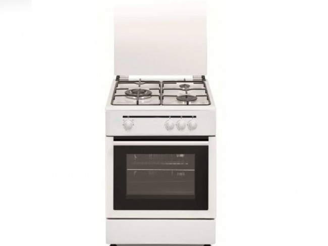 VITROKITCHEN COCINA VITROKITCHEN 3 QUEMADORES ENCIMERA Y HORNO A GAS BUTANO  CB5530BB BLANCO Blanco - oferta: 253,95 € - Cocinas