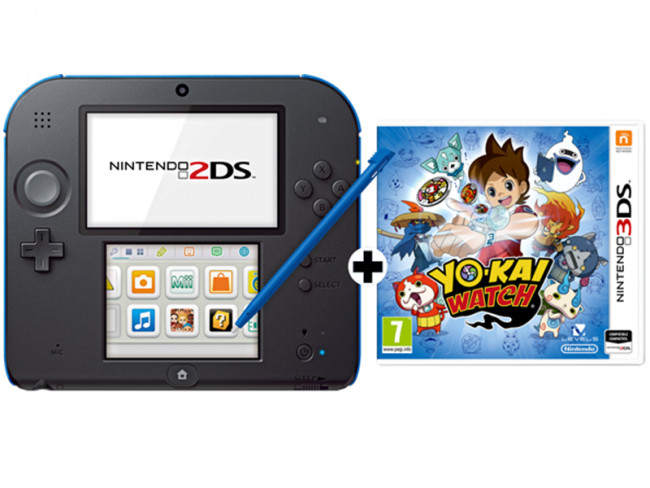 NINTENDO CONSOLA 2DS BL YO KAI WATCH 2208790 NINTENDO Azul