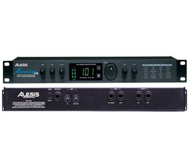 Alesis Quadraverb 2 Dual Digital Master Efectos Procesador sin probar ningún cable de alimentación 
