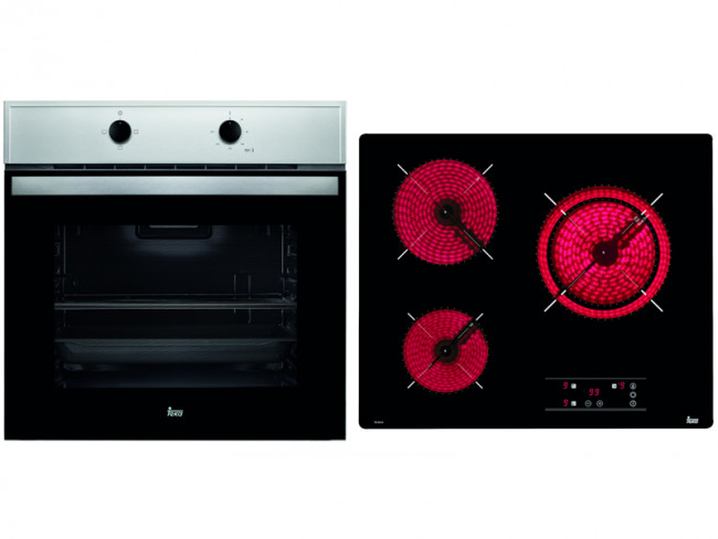 Encantada de conocerte atómico termómetro TEKA CONJUNTO HORNO HBB-435 + PLACA VITROCERAMICA TB-6310 TEKA Inox -  oferta: 273,53 € - Hornos