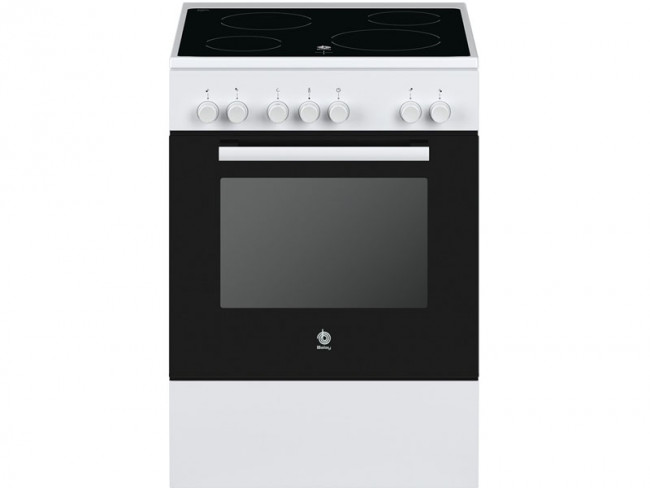 BALAY COCINA BALAY 4 ZONAS DE COCCION ENCIMERA VITROCERAMICA Y HORNO  ELECTRICO 3CVB463BQ Blanco - oferta: 402,93 € - Cocinas
