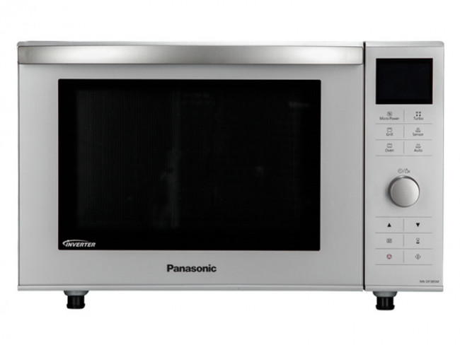 PANASONIC MICROONDAS LIBRE INSTALACION PANASONIC 23L 1000W PLATA CON GRILL  NN-DF385MEPG Plata - oferta: 227,57 € - Hornos y microondas