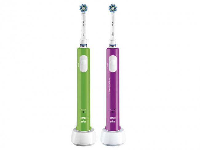 BRAUN CEPILLO DENTAL ORAL-B DUO PRO 600 CROSS ACTION VERDE+MORADO BRAUN -  oferta: 56,04 € - Cuidado bucal