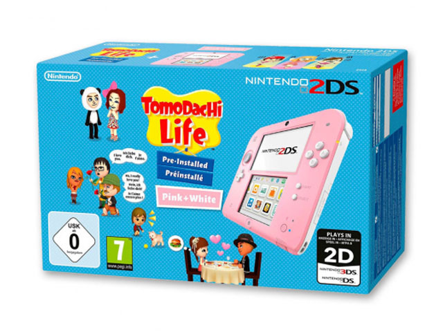Upc Consola Nintendo 2ds Rosa Tomodachi Life