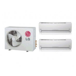 AIRE ACONDICIONADO INVERTER MULTI SPLIT 2X1 MU2M17 (MA12AHV + CA09AWR) LG