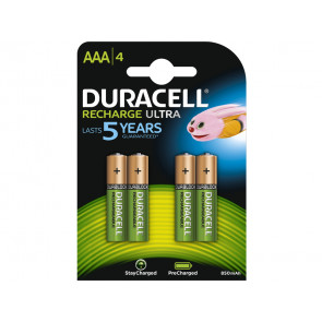 PACK 4 PILAS AAA LR03 DURACELL.