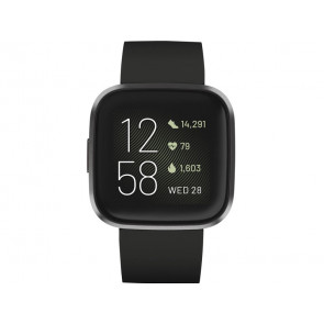 RELOJ INTELIGENTE VERSA 2 NEGRO/CARBON ALUMINIO FITBIT