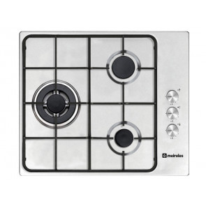 PLACA DE COCINA MEIRELES MG3630X GAS NATURAL 60CM 3 QUEMADORES